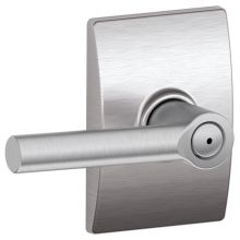 Broadway Privacy Door Lever Set with Decorative Century Trim