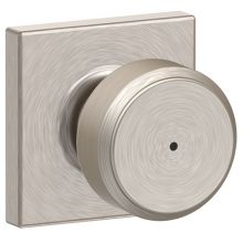 Bowery Privacy Door Knob Set with Collins Trim