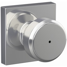 Bowery Privacy Door Knob Set with Collins Trim