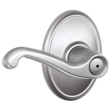Flair Privacy Door Lever Set with Decorative Wakefield Trim