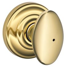 Siena Privacy Door Knob Set with Decorative Andover Trim