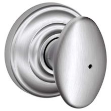 Siena Privacy Door Knob Set with Decorative Andover Trim