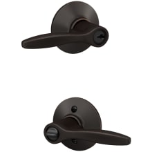 Delfayo Single Cylinder Keyed Entry Door Lever Set with Decorative Plymouth Trim