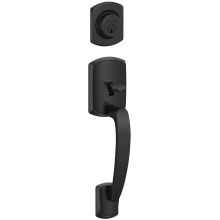 Greenwich Single Cylinder Exterior Entrance Handleset from the F-Series