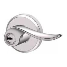 Sacramento Right Handed Single Cylinder Keyed Entry Storeroom Door Lever Set with Decorative Greyson Trim