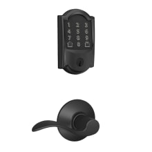 Encode WiFi Enabled Electronic Keypad Deadbolt with Camelot Trim and Accent Lever Set