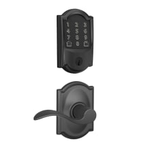 Encode WiFi Enabled Electronic Keypad Deadbolt and Accent Lever Set with Camelot Trim