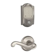 Encode WiFi Enabled Electronic Keypad Deadbolt with Camelot Trim and Flair Lever Set