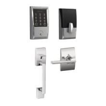 Encode WiFi Enabled Electronic Keypad Deadbolt with Century Entry Handleset and Latitude Lever