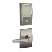 Encode WiFi Enabled Electronic Keypad Deadbolt and Broadway Lever Set with Century Trim