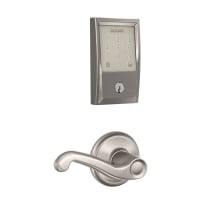 Encode Century WiFi Enabled Electronic Keypad Deadbolt with Passage Flair Lever