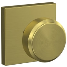 Custom Bowery Non-Turning Two-Sided Dummy Door Knob Set with Collins Trim