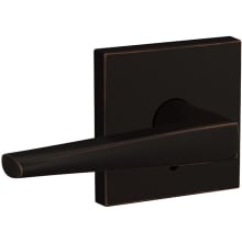 Custom Eller Non-Turning Two-Sided Dummy Door Lever Set with Collins Trim