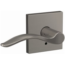 Custom Pennant Non-Turning Two-Sided Dummy Door Lever Set with Collins Trim