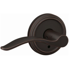 Custom Pennant Non-Turning Two-Sided Dummy Door Lever Set with Indy Trim