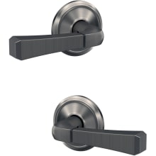 Custom Rivington Non-Turning Two Sided Dummy Door Lever Set with Alden Trim