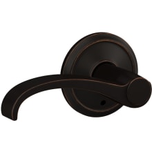 Custom Whitney Non-Turning Two-Sided Dummy Door Lever Set with Alden Trim