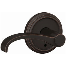 Custom Whitney Non-Turning Two-Sided Dummy Door Lever Set with Indy Trim