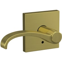 Custom Whitney Passage & Privacy Door Lever Set with Collins Trim
