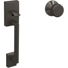 Custom Century Lower Handleset for Schlage Deadbolts with Interior Bowery Knob and Kinsler Rose