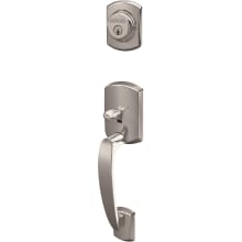 Custom Greenwich Keyed Entry Single Cylinder Sectional Handleset - Exterior Only