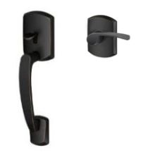 Greenwich Left Handed Lower Handle Set with Merano Interior Lever from the FE-Series