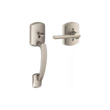 Greenwich Lower Handle Set for Schlage Deadbolts with Latitude Interior Lever and Greenwich Decorative Rose
