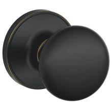 Stratus Passage Door Knob Set with Round Rose from the J Series