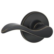 Seville Left Handed Non-Turning One-Sided Dummy Door Lever with Round Rose from the J Series