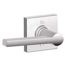 Solstice Non-Turning One-Sided Dummy Door Lever with Decorative Collins Trim (Formerly Dexter)