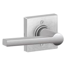 Solstice Non-Turning One-Sided Dummy Door Lever with Decorative Collins Trim (Formerly Dexter)