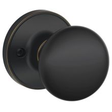 Stratus Non-Turning One-Sided Dummy Door Knob with Round Rose from the J Series