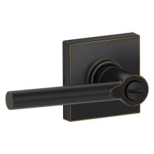 Broadway Privacy Door Lever Set with Decorative Collins Trim (Formerly Dexter)