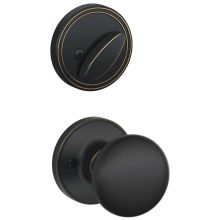 Single Cylinder Keyed Entry Interior Only Pack with Stratus Knob from the J Series