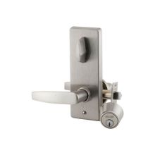 S200-Series Commercial Tubular Interconnected Single Locking Entrance Jupiter Lever Set and Deadbolt Less Full Size Interchangeable Core