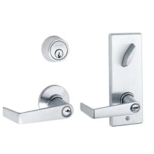 S200-Series Commercial Tubular Interconnected Classroom Lock Saturn Lever Set and Deadbolt Less Full Size Interchangeable Cores