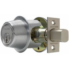 B500 Series One Sided Grade 2 Deadbolt with Full Size Interchangeable Core