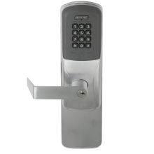 CO-Series Commercial Electronic Rim / Concealed Vertical Rod Exit Trim with Keypad and Rhodes Lever