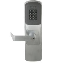 CO-Series Commercial Electronic Surface Vertical Rod Exit Trim with Keypad and Rhodes Lever