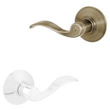 Accent Left Handed Privacy Door Lever Set - Split Finish Only