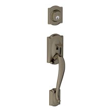 Camelot Single Cylinder Exterior Entrance Handleset from the F-Series