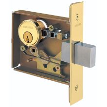 L-Series Commercial Grade 1 Single Cylinder Keyed Entry Small Case Mortise Lock Deadbolt