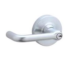 Tubular Commercial ANSI Grade 1 Keyed Vestibule Door Lever Set - Full Size Core Not Included