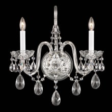 Arlington 2 Light 16" Tall Wall Sconce with Heritage Crystals