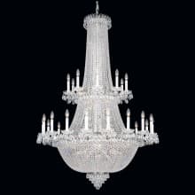 Camelot 84 Light 42" Wide Crystal Chandelier with Clear Gemcut Crystals