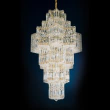 Equinoxe 35 Light 23" Wide Crystal Chandelier with Clear Gemcut Crystals