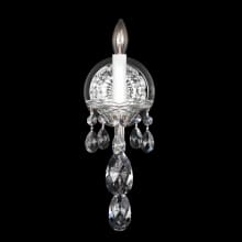 Sterling 15" Tall Wall Sconce with Swarovski Crystals