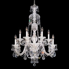 Sterling 12 Light 29" Wide Crystal Chandelier with Clear Swarovski Crystals