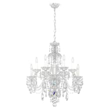 Sterling 12 Light 29" Wide Crystal Chandelier with Heritage Crystals