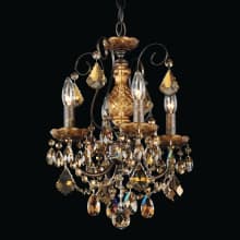 New Orleans 4 Light 12" Wide Crystal Chandelier with Heritage Crystals